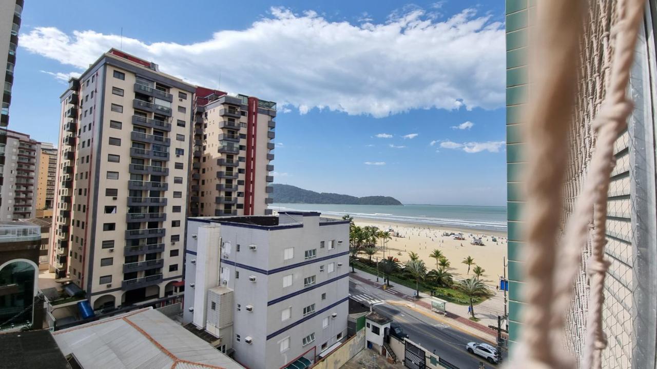 Апартаменты Apartamento Kit Praia Grande Na Guilhermina Frente Mar Экстерьер фото