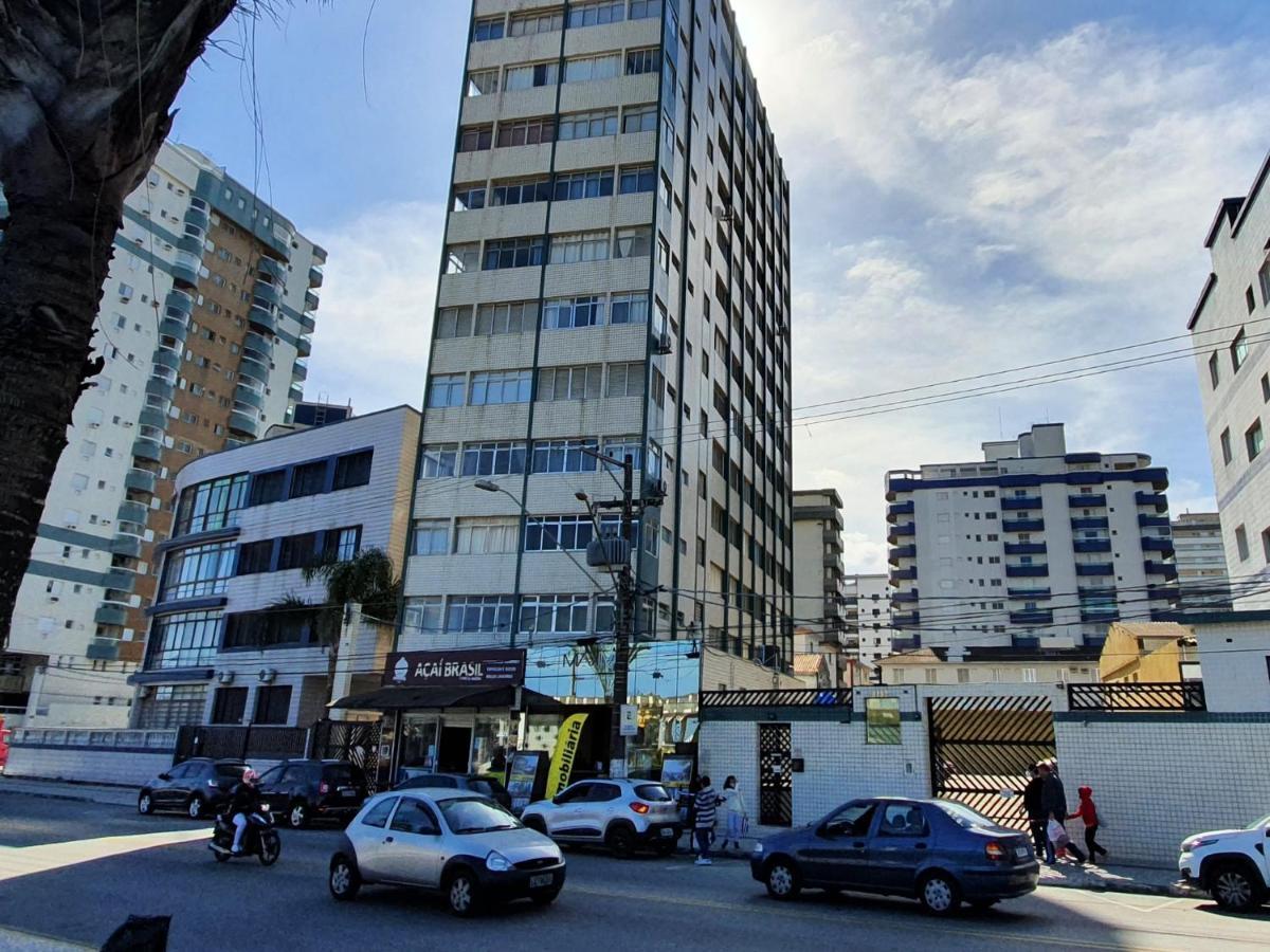 Апартаменты Apartamento Kit Praia Grande Na Guilhermina Frente Mar Экстерьер фото