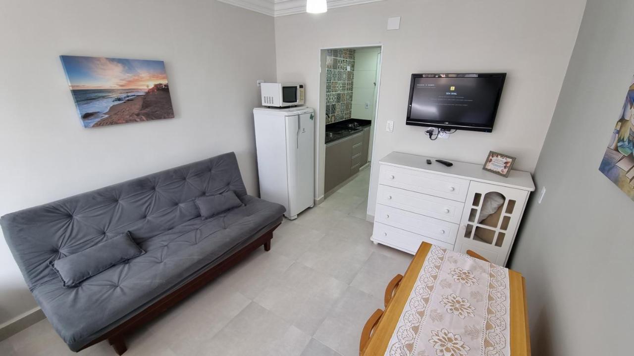 Апартаменты Apartamento Kit Praia Grande Na Guilhermina Frente Mar Экстерьер фото