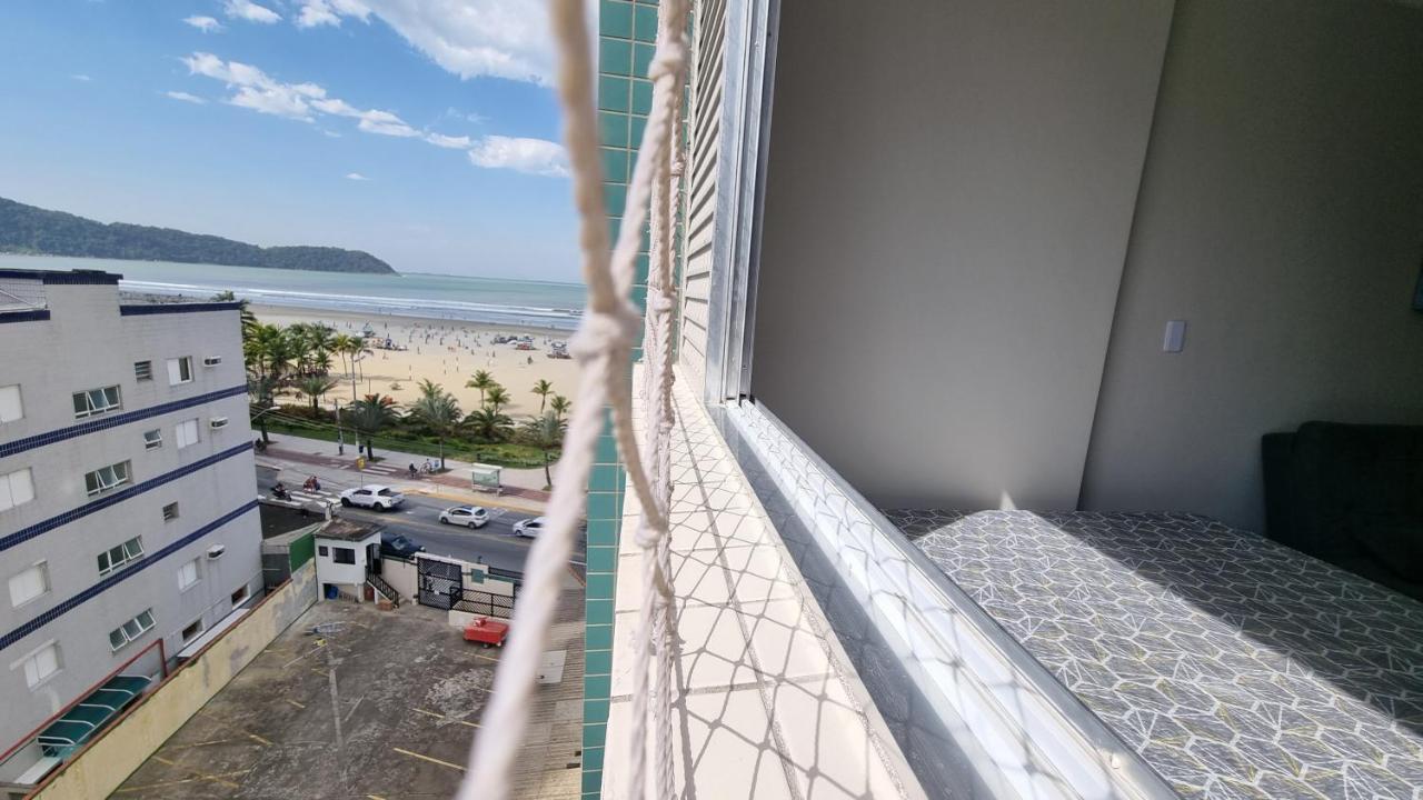 Апартаменты Apartamento Kit Praia Grande Na Guilhermina Frente Mar Экстерьер фото