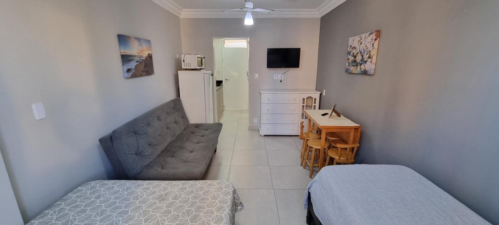 Апартаменты Apartamento Kit Praia Grande Na Guilhermina Frente Mar Экстерьер фото